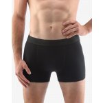 Bambusové šité boxerky s kratší nohavičkou a gumou ecobamboo černé 73126P – Zboží Mobilmania