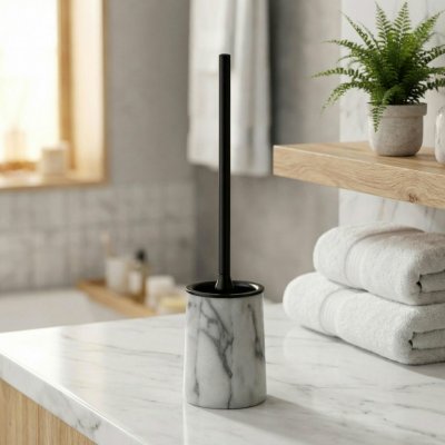 Kela WC štětka VARDA mramor 47,5 cm KL-20028 – Hledejceny.cz