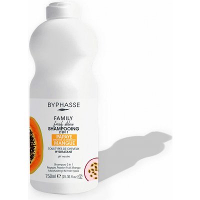 Byphasse Family Fresh Delice Mango Marakuja Papája Šampon a kondicionér 750 ml