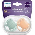 Avent SCF091/03 Dudlík Ultra Soft zelená/oranžová – Zbozi.Blesk.cz