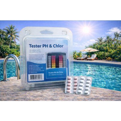 CHEMOFORM pH/Chlor tester tabletový 20+20 ks – Zboží Dáma