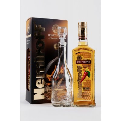 Nemiroff Honey Pepper 40% 0,7 l (dárkové balení skleněná karafa) – Hledejceny.cz