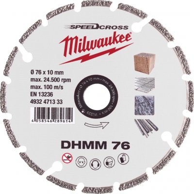 Milwaukee Diamantový kotouč 76 mm 4932471333 – Zboží Dáma