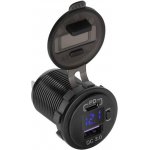 Nabíječka USB PEIYING PY-CHR0006 s QC a měřičem napětí