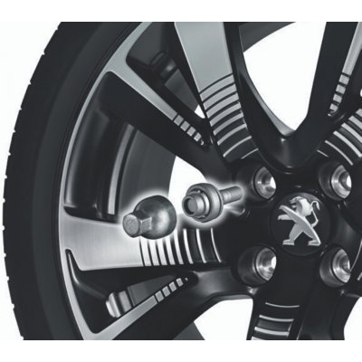 Peugeot Bezpečnostní šrouby pro hliníková kola Peugeot – Zboží Mobilmania