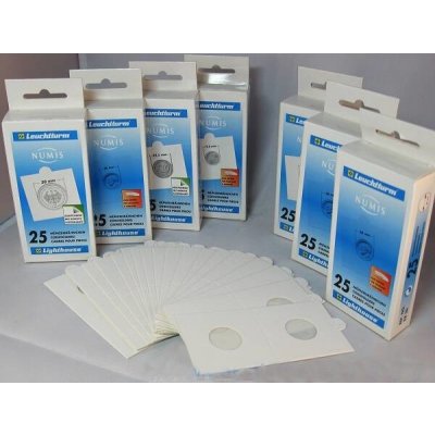Leuchtturm Mincovní rámečky pap. samolepící 25ks Ø 37,5 mm – Zboží Dáma