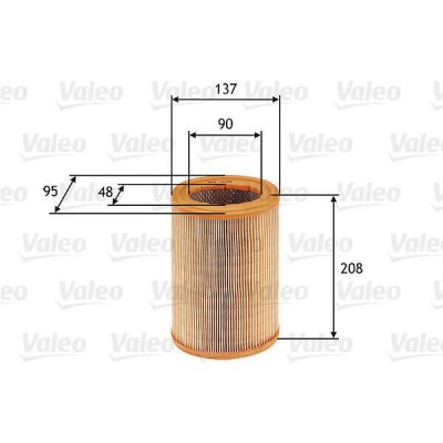 Vzduchový filtr VALEO 585608 – Hledejceny.cz