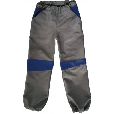 Dětské softshellové kalhoty jarní Tmavě Šedá Modrá – Zboží Mobilmania