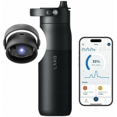 Larq Bottle PureVis 2 černá 680 ml – Hledejceny.cz