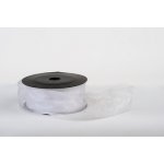 Stuha organza briliant drát 40 mm/9m - bílá – Zboží Dáma