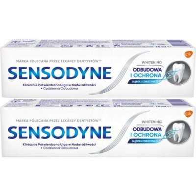 Sensodyne Rekonstrukce a ochrana White Pasta 2 x 75 ml – Zbozi.Blesk.cz