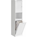 Koupelnová skříňka s košem na prádlo BBC761W01 – Zboží Dáma