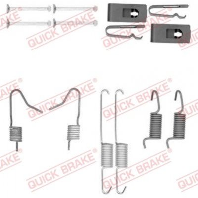 Sada prislusenstvi, parkovaci brzdove celisti QUICK BRAKE 105-0898 – Hledejceny.cz
