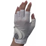 BEST OF GOLF America Womens Golf Glove White Half Finger Levá L – Sleviste.cz