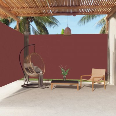 zahrada-XL Zatahovací boční markýza hnědá 220 x 600 cm – HobbyKompas.cz