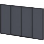 Rojaplast posuvná ZÁSTĚNA 4 m pro bioklimatickou pergolu - šedočerná – Zboží Dáma