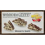WOODEN CITY 3D puzzle mini sada Widgets: Lodě 28 ks – Hledejceny.cz