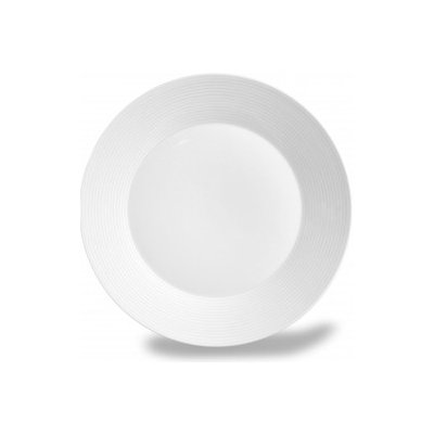 Thun 1794 karlovarský porcelán Lea talíř mělký bílý nedekorovaný 27 cm – Zboží Dáma