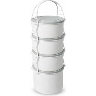 Smartcook Plastový jídlonosič 4 patra, 3x1l+1,3l – Zbozi.Blesk.cz