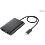 i-Tec USB-C Dual 4K/60Hz (single 8K/30Hz) HDMI Video Adapter C31DUAL4K60HDMI – Zboží Mobilmania