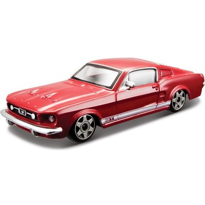 Bburago Ford Mustang GT červená 1:43 – Zboží Mobilmania