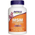 Now Foods MSM Methylsulfonylmethan 1000 mg 120 kapslí – Hledejceny.cz