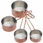 Kitchen Craft Odměrky MasterClass - set 4 ks, měděná barva, kov – Zboží Dáma