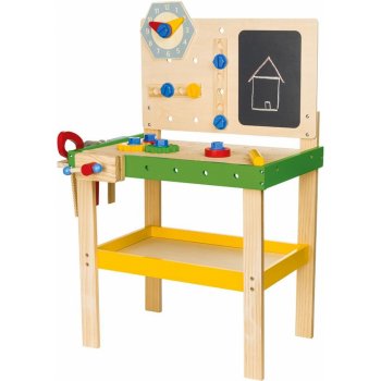 Playtive Junior dřevěný ponk / úklidový vozík
