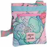 Meatfly dámská kabelka X Pura Vida Dixie Mint Flowers modrá – Zboží Mobilmania