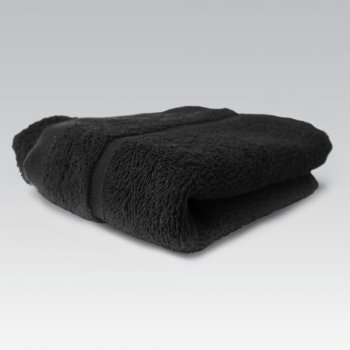 Dobrý Textil Malý ručník Economy Černá | 30 x 50 cm