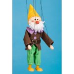 Mašek umělecká výroba Loutka dřevěná Trpaslík 2 20 cm – Zboží Dáma