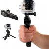 Držák ke kameře MG Hand Holder Grip mini držák se stativem na sportovní kamery GoPro / SJCAM HUR24941