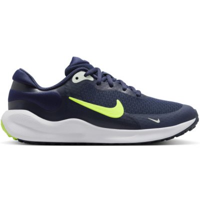 Nike Revolution 7 Jr midnight navy/volt tint/white – Sleviste.cz
