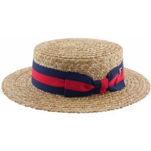 Fléchet Since 1859 letní slaměný boater klobouk francouzský žirarďák UV faktor 50