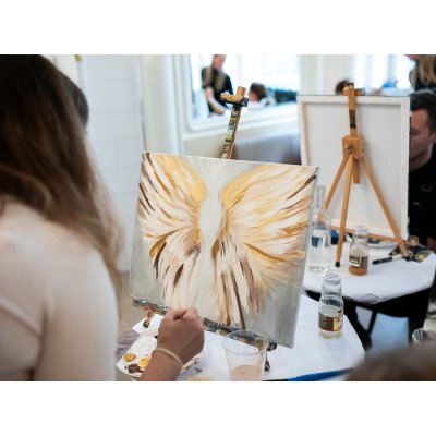 ArtMoment | Luxusní brunch s malováním zlatem – Sleviste.cz