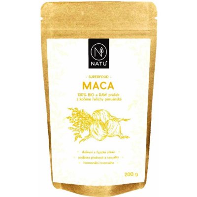 Natu Maca prášek 200 g Bio – Hledejceny.cz