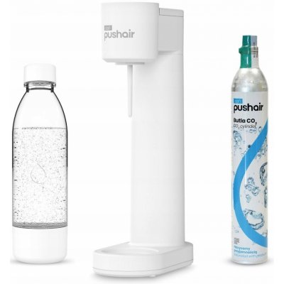 PUSHAIR Dafi bílý + kartuše CO2 + láhev 0,7 – Zbozi.Blesk.cz