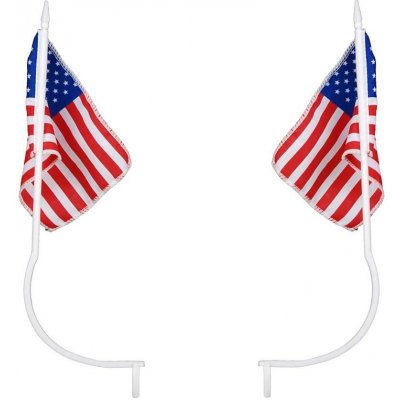 FOSCO Vlajka USA s úchyty na SPZ pár – Hledejceny.cz