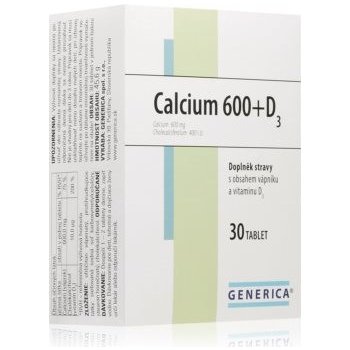 Generica Calcium 600+D3 30 tablet