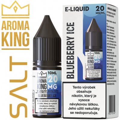 Aroma King Salt Blueberry Ice 10 ml 20 mg – Zboží Mobilmania