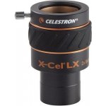 Barlow Celestron 2x X-CEL LX 1.25” – Zboží Mobilmania