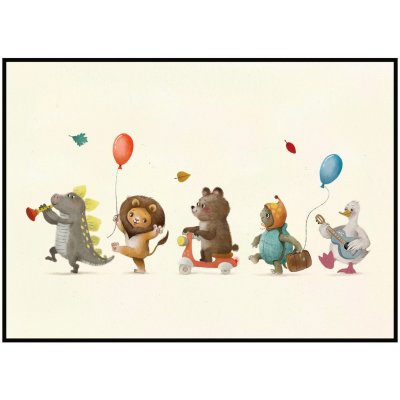 Jen tak z lásky Plakát Veselí kamarádi Rozměr plakátu: 30 x 40 cm – Hledejceny.cz