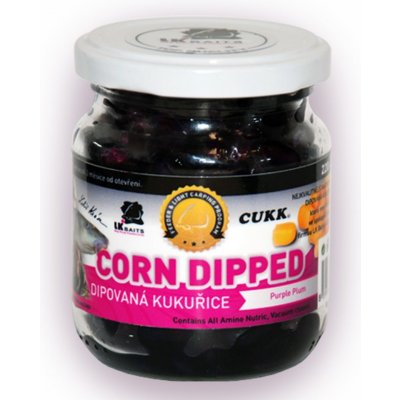 LK Baits Dipovaná Kukuřice 220ml purple plum – Hledejceny.cz