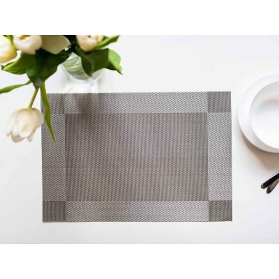 Jahu collections prostírání Deluxe Majda čtverce šedé 30x45cm – Hledejceny.cz