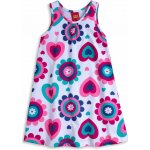 Dívčí šaty KYLY KVĚTY SRDCE bílé – Zbozi.Blesk.cz