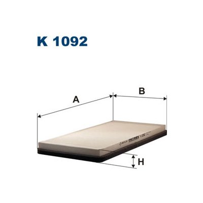 K1092 FILTRON Filtr, vzduch v interiéru – Hledejceny.cz