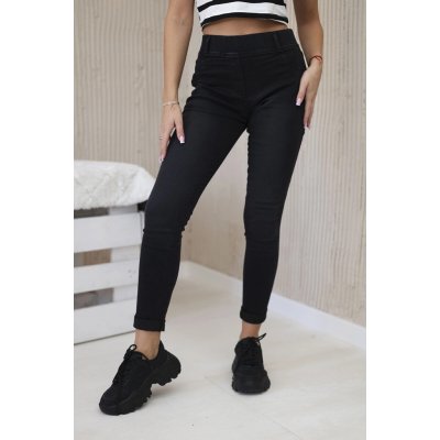 Kesi Džínové kalhoty tmavé černá – Zboží Dáma