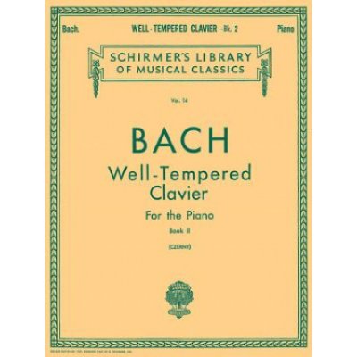 Well Tempered Clavier Book 2 Piano Solo Johann Sebastian Bach,Carl Czerny – Hledejceny.cz
