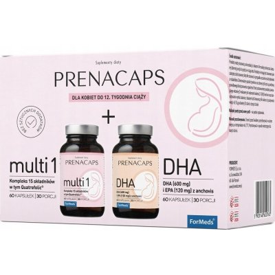 Formeds Prenacaps Multi 1 + DHA 60 + 60 kapslí – Hledejceny.cz
