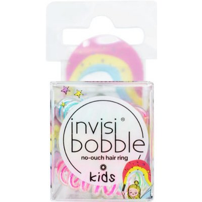 Invisibobble Kids Magic Rainbow Revoluční gumičky pro jemné dětské vlásky